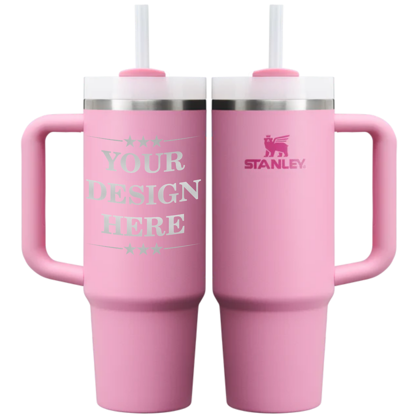 30 oz Stanley Quencher in Peony Pink