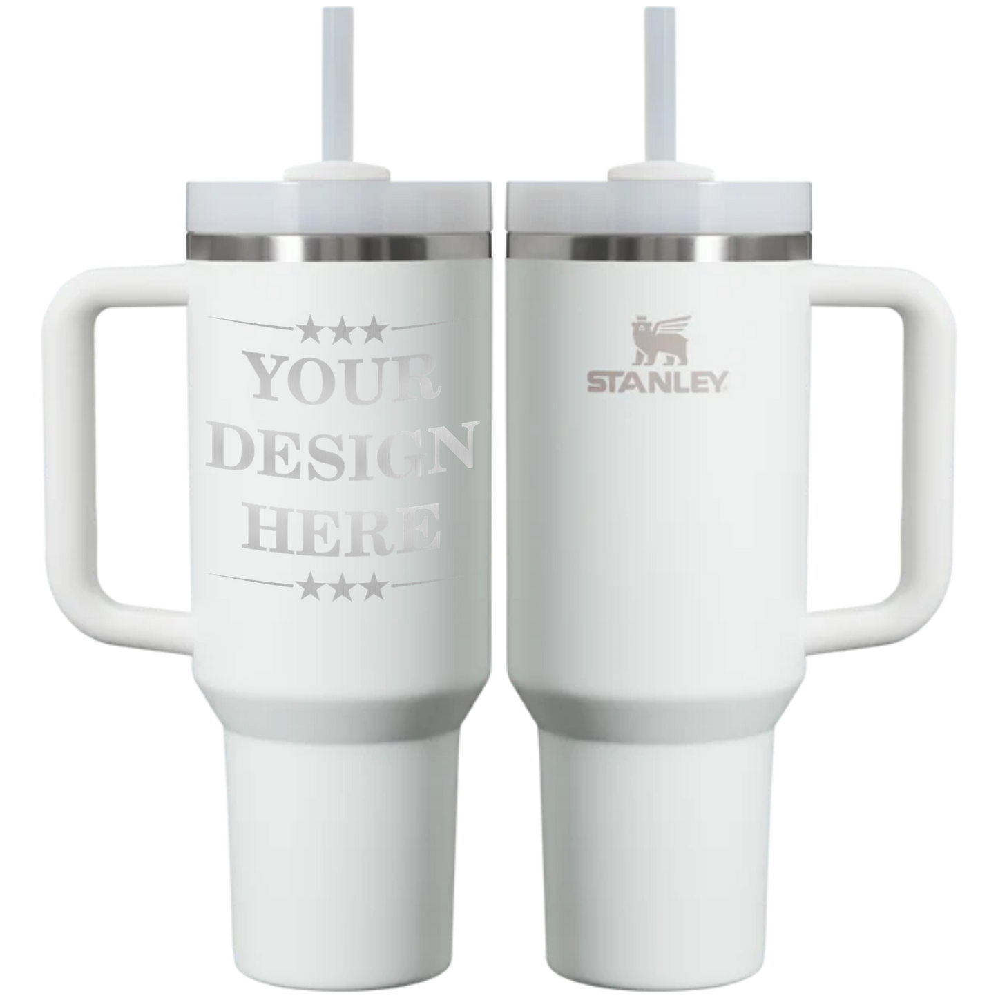 40 oz Stanley Quencher in White