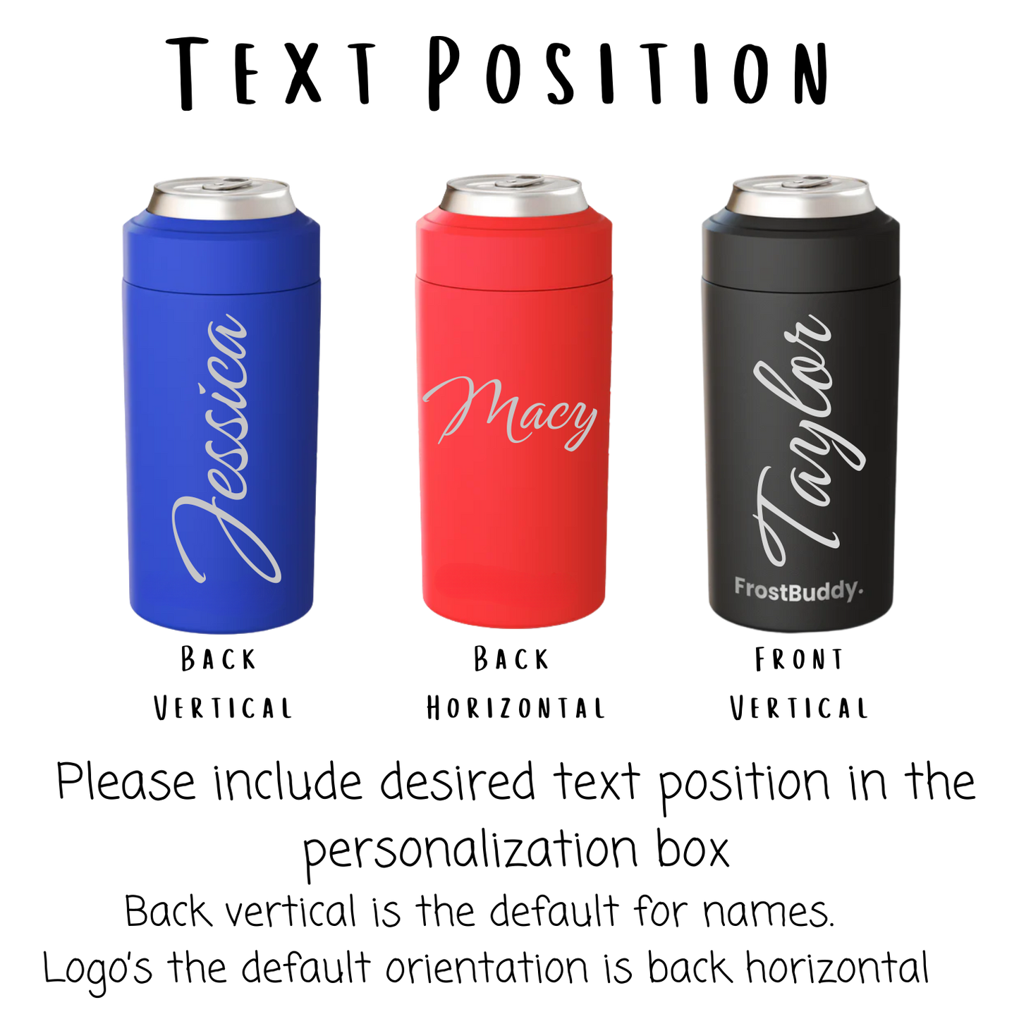 Personalized FrostBuddy Universal Beverage Holder
