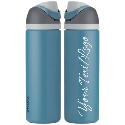 24 oz Owala FreeSip in Blue Oasis