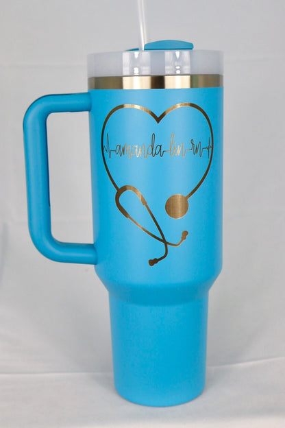 Personalized gift for a RN | Customized Stanley Cup | Custom RN Gift | Custom Gift for Nurse