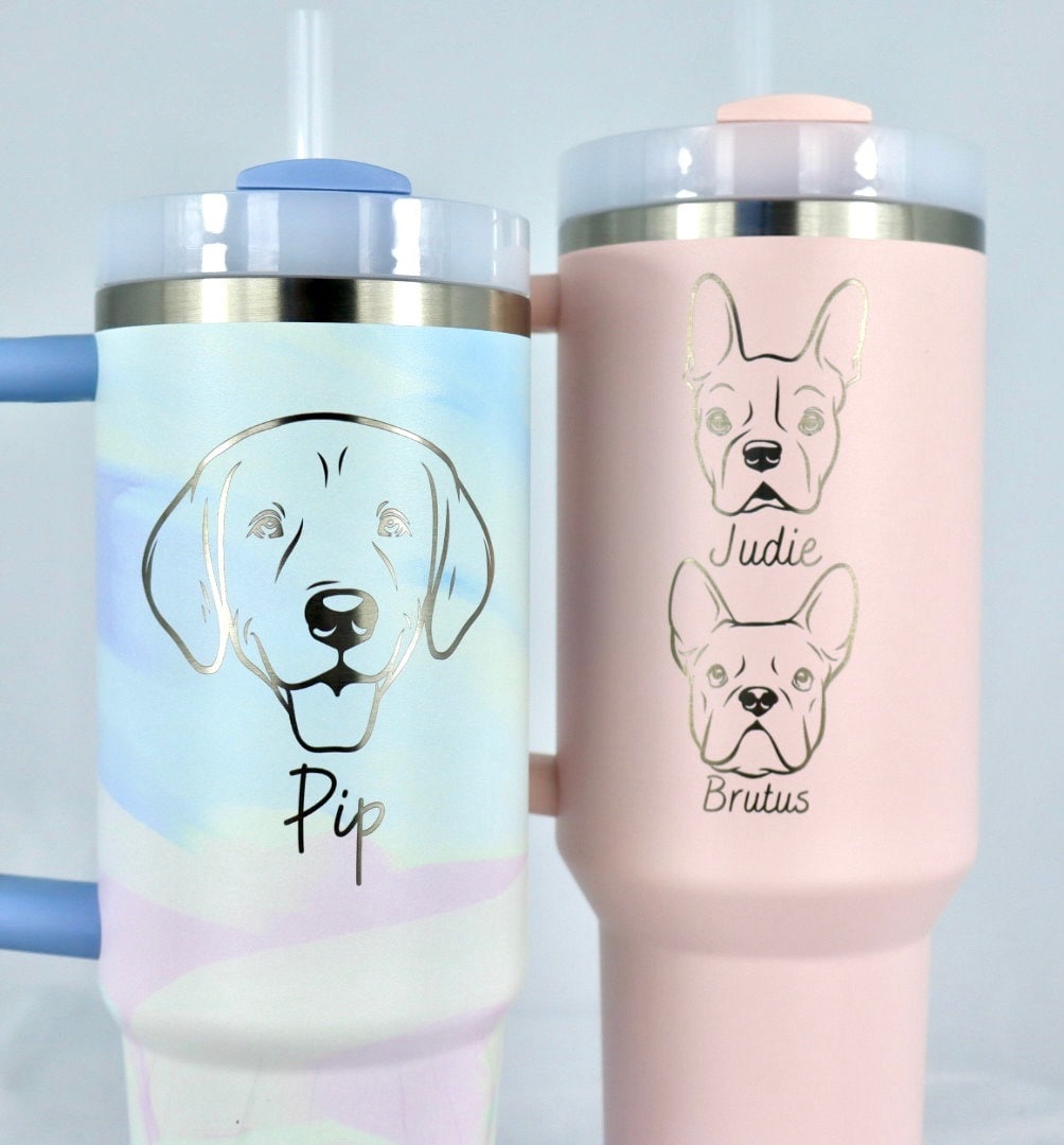 Personalized dog Stanley Quencher