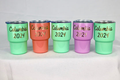 Custom Shot Glasses for Bachelorette Trip | Custom Mini Tumblers | Custom Mini Stanley | Gift for Bride Maids | Girls Trip | Gift for Bride