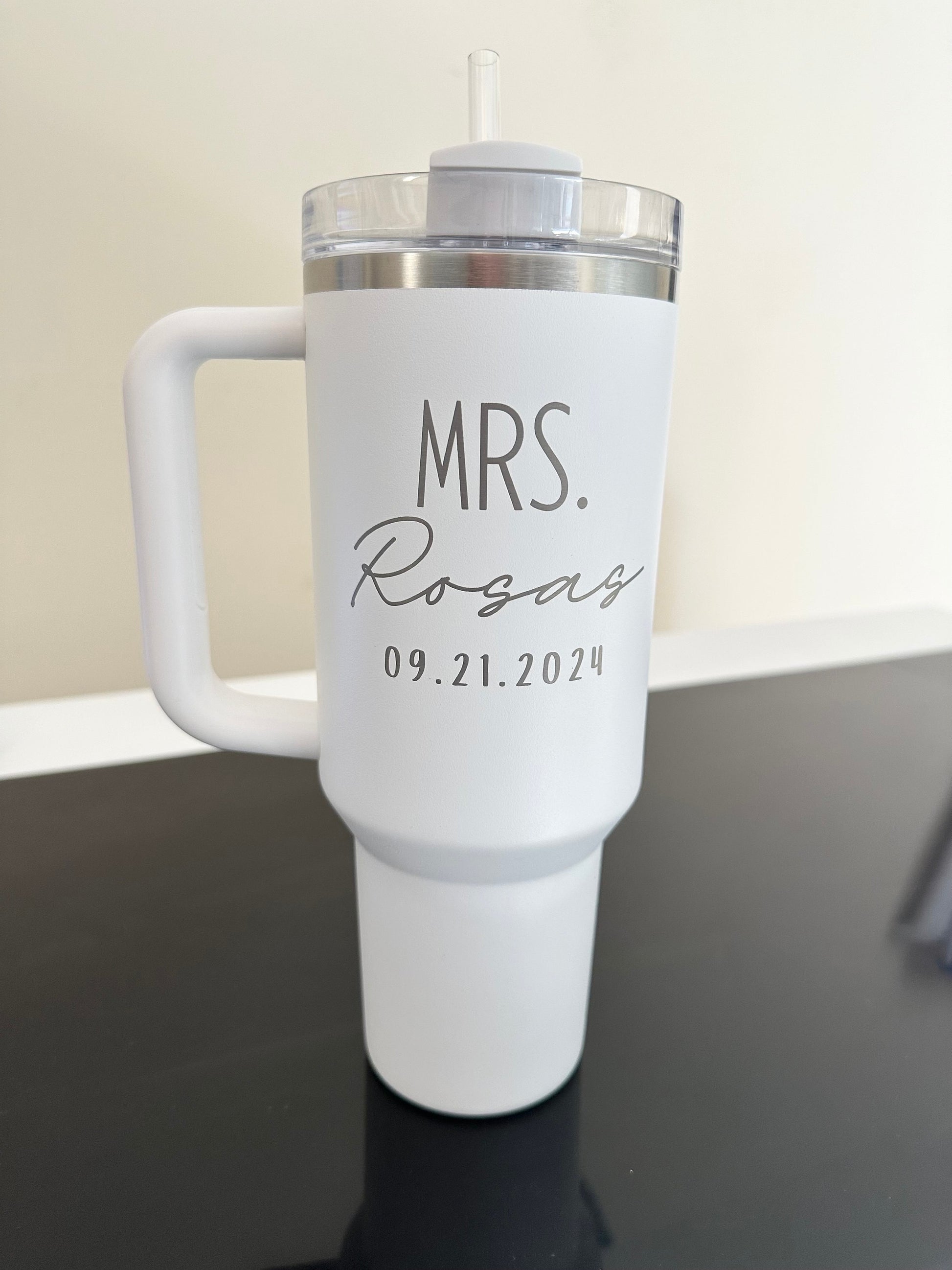 Personalized Wedding Gift Stanley Cup, Personalized Wedding Tumbler, Bridesmaid Proposal, Gifts for Her, Party Favor, Wedding Gift