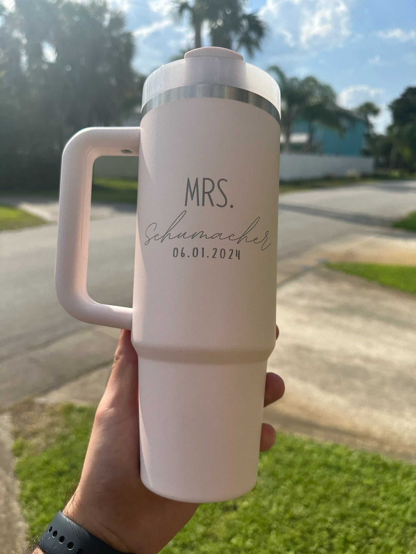 Personalized Wedding Gift Stanley Cup, Personalized Wedding Tumbler, Bridesmaid Proposal, Gifts for Her, Party Favor, Wedding Gift