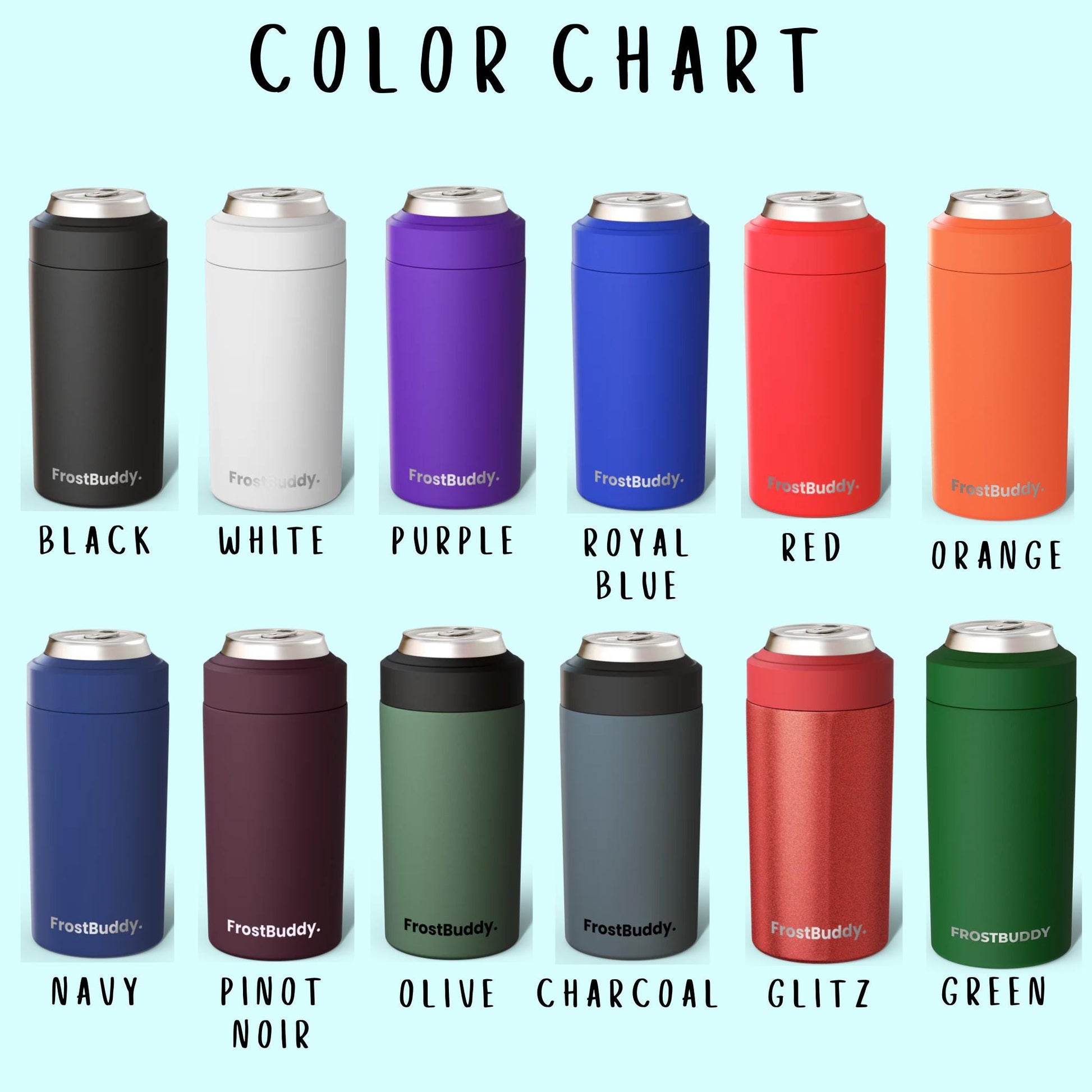 Frost Buddy color chart