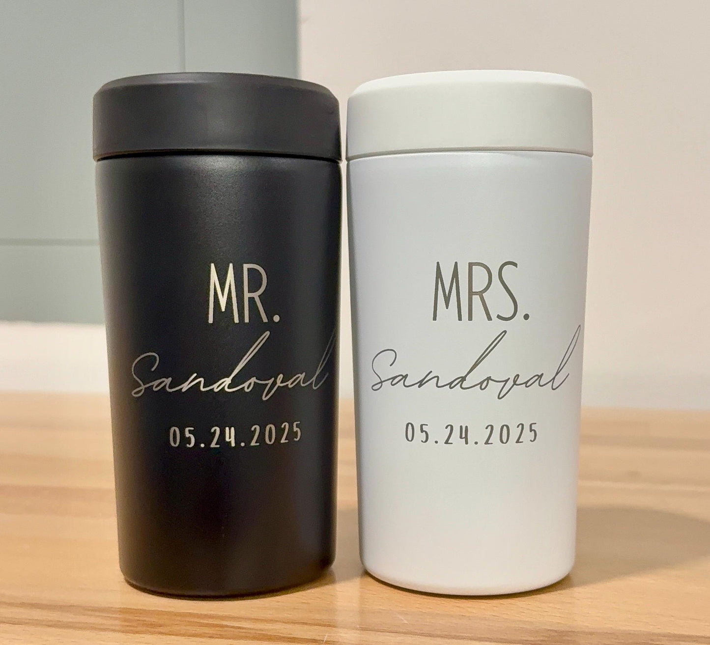 Wedding party can coolers