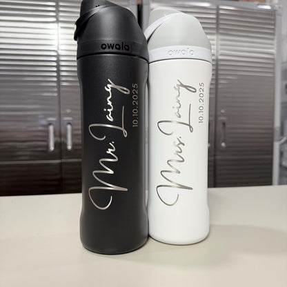 Personalized wedding Owala