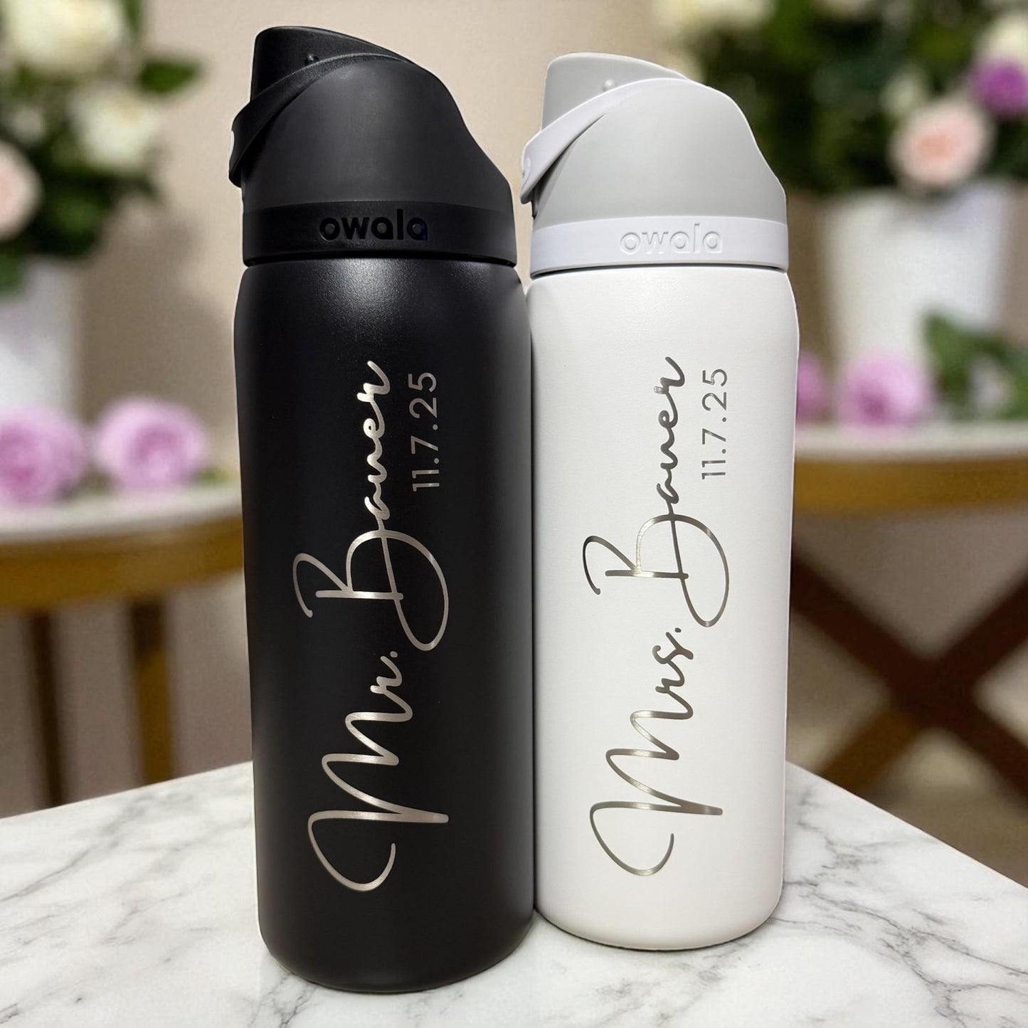 Personalized bride Owala FreeSip, Future Mrs. engraving
