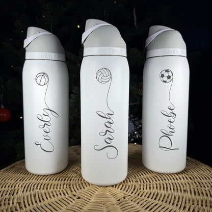 Personalized sport Owala FreeSip with name