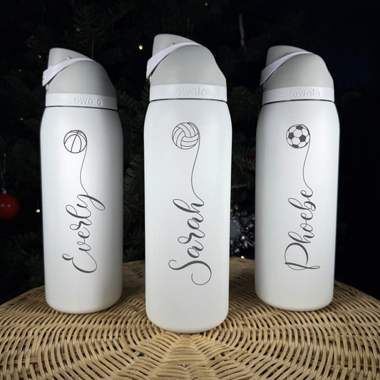 Personalized sport Owala FreeSip with name