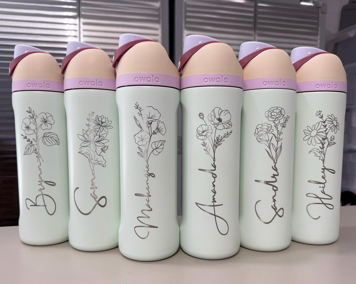 Birth flower Owala FreeSip gift