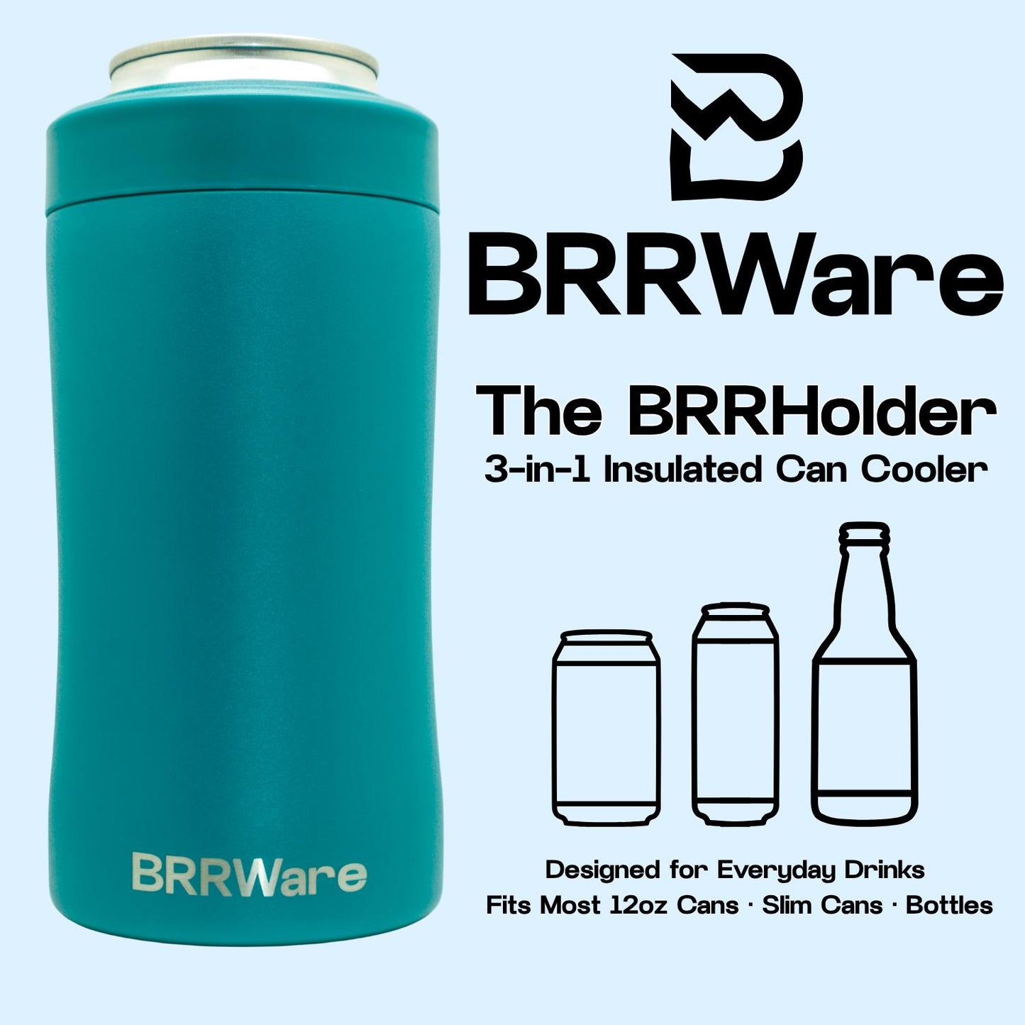 Engraved can cooler colors