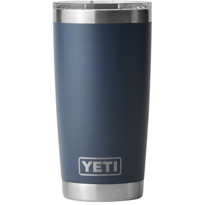 YETI Rambler 20 oz tumbler, Navy, front view