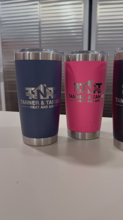 Custom Engraved YETI Rambler 20 oz Tumbler