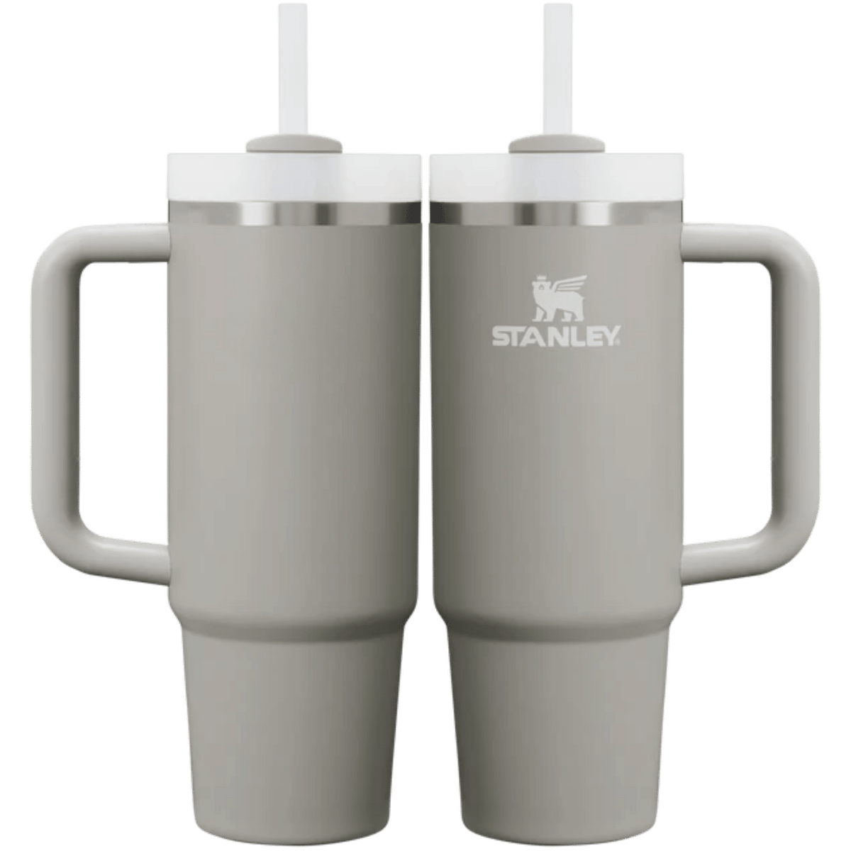 Stanley Quencher 30 oz in Ash — front and back
