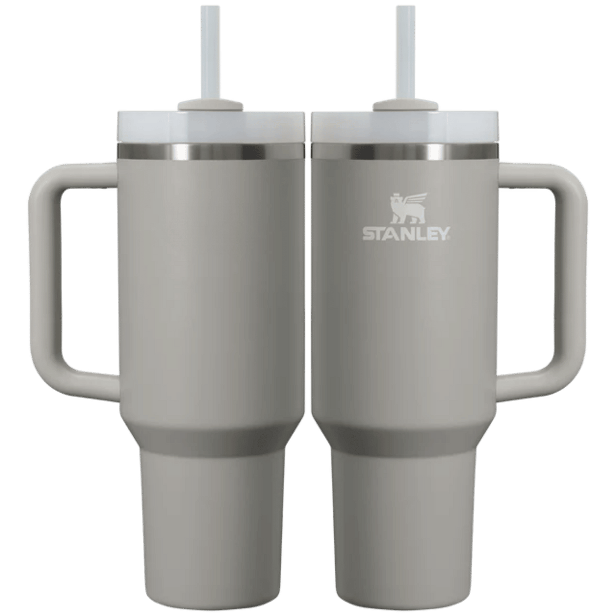 Stanley Quencher 40 oz in Ash — front and back